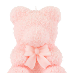 Bougie Ours Rose Large-25h