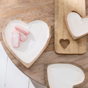 Planche A Decouper Rectangle Coeur Manguier Small