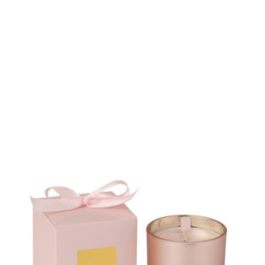 Bougie Parfumee Bonheur Rose Small -35heures