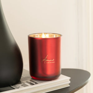 Bougie Parfumee Amour Rouge Small -35heures