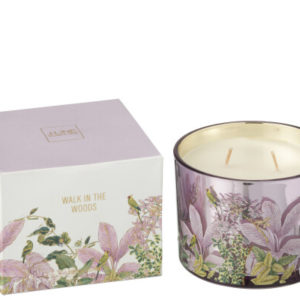 Bougie Parfumee Walk In The Woods Cire Rose Small-30heures