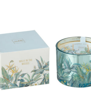 Bougie Parfumee Walk In The Woods Cire Bleu Small-30heures